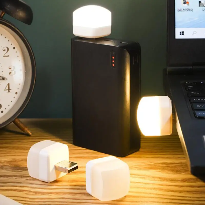 

USB Plug Light Mini LED Night Light Portable Small Book Lamp Eye Protection Reading Flashlight Lighting For Power Bank Laptop