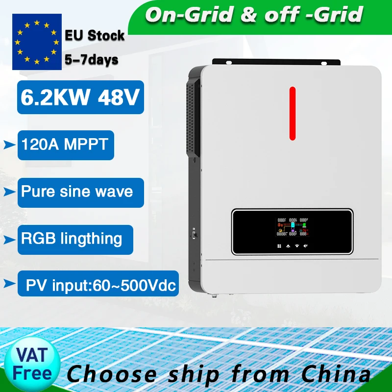 3 quilowatts, 5Kw, 5Kw, 3, 6Kw, 6Kw, 2Kw, 8.2Kw, 10.2Kw
