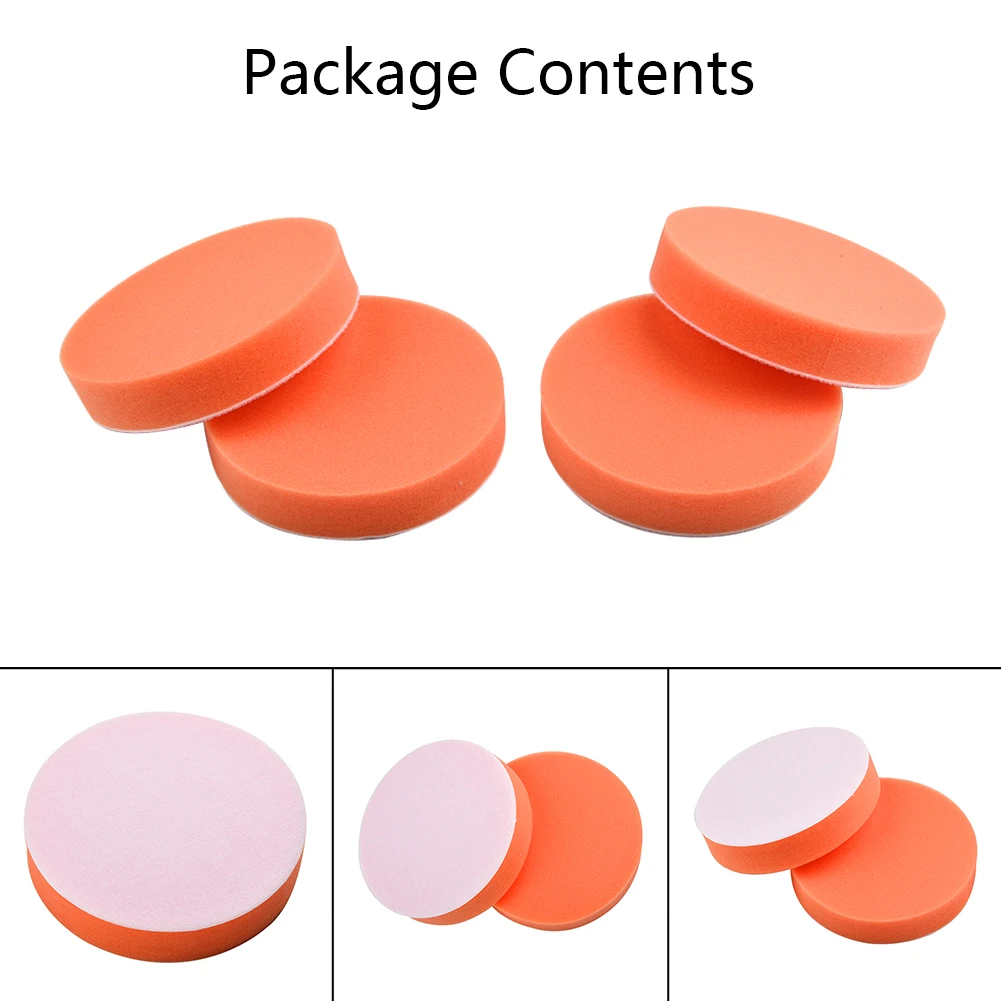 

4x Car Polishing Pads 125mm/5 Car Buffing Polishing Waxing Pad Kit Cleaning Tool For Polisher Beauty Car Accessories