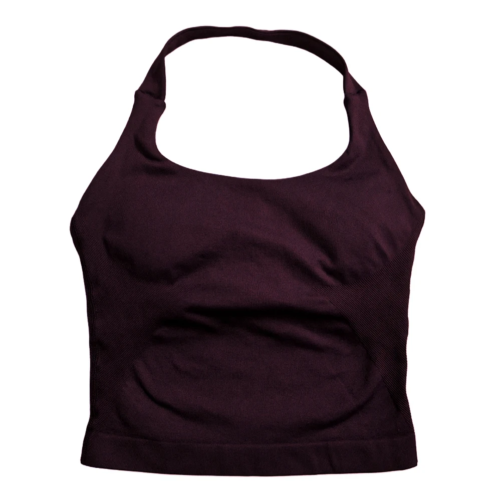 ตัวเลือกสินค้า เสื้อโยคะ Strappy Crop Top วัสดุ Seamless ใส่ออกกำลังกาย