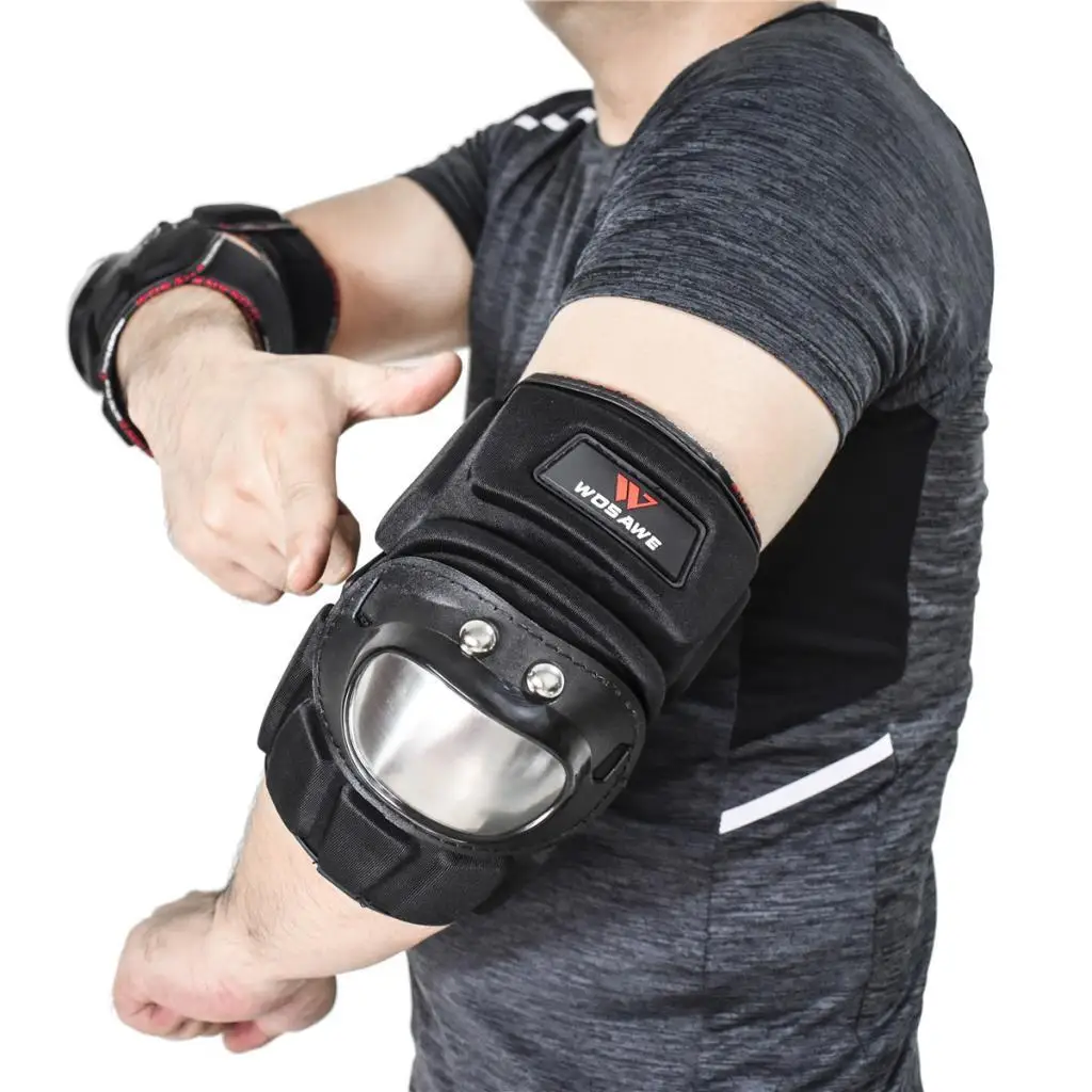 Bike Elbow Pads with Wrist Guards Protective Gear for Biking, Riding, Cycling and Other Sports , Skateboard, Roller Skating