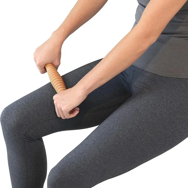 Rullo per piedi in legno Rullo per massaggiatore plantare Piede per digitopressione per alleviare la fascite plantare, dolore all'arco plantare, sindrome del dolore miofasciale 5