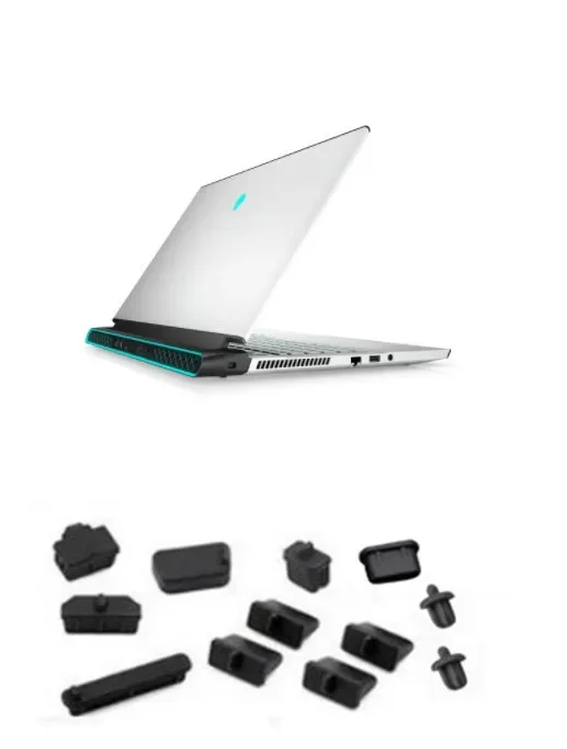 Dustproof Silicone plug port cover For Alienware X17 X15 M17 X14 M15 R7 R1 R2 R3 R4 R5 R6 Area-51m R2 R1