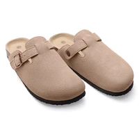 Smile PoP New Cork Clogs Slippers For Women Suede Clogs Slippers Fashion Brand Beach Slippers Outdoor Antiskid Home Slippers 1