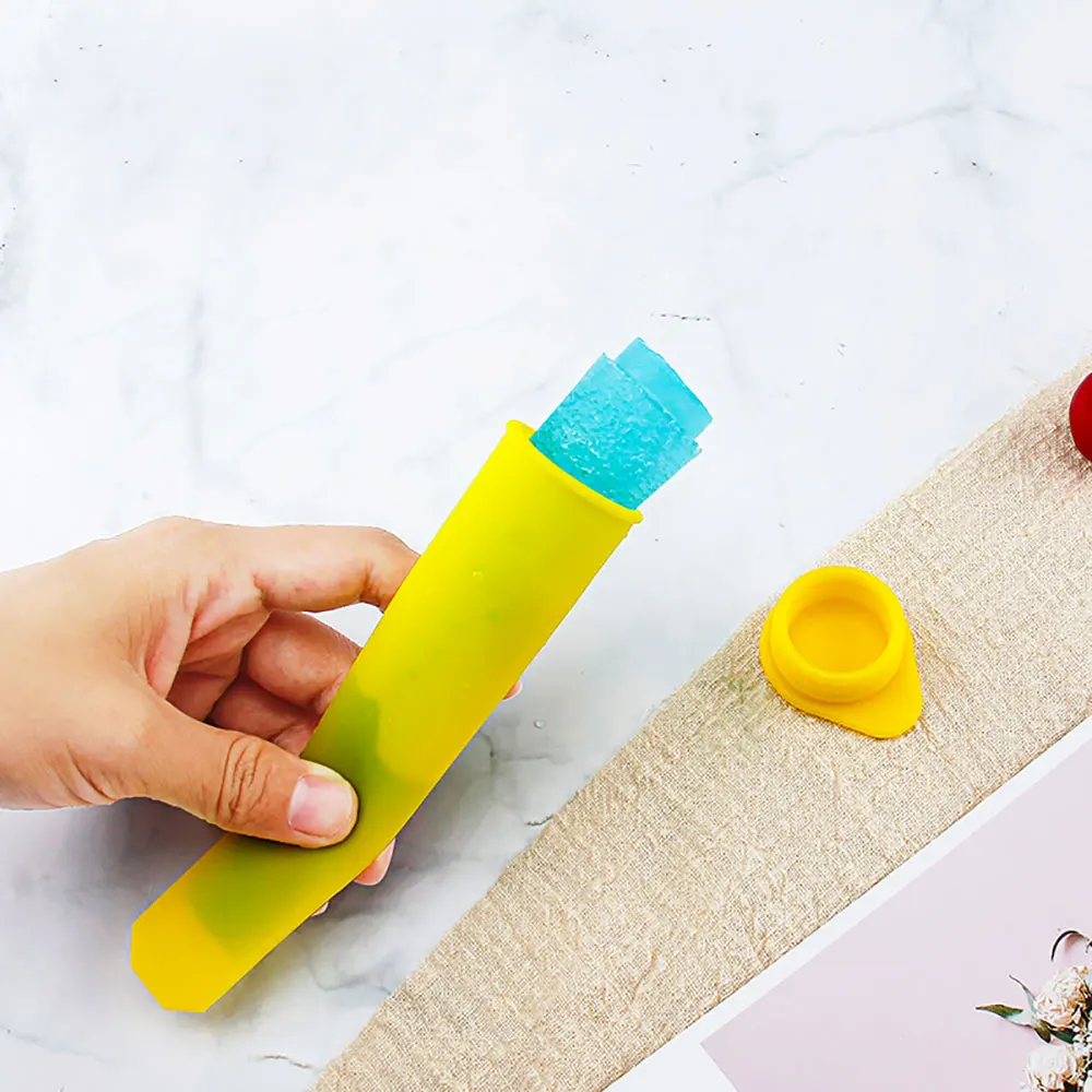 Silicone world Summer Popsicle Maker Lolly Mould DIY Food-Grade Silicone Ice Cream Mold Ice Lolly Cube Mould Kitchen Gadgets