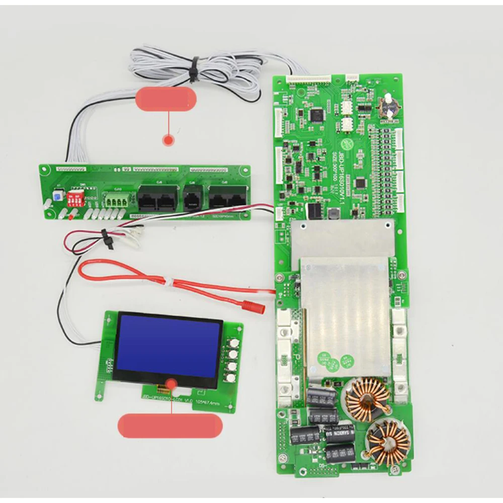 Ƭ ͸ ȣ , DIY Ʈ ¾籤  BMS ι, PC LCD , 16S, 48V, 100A, 200A, LiFePO4,  