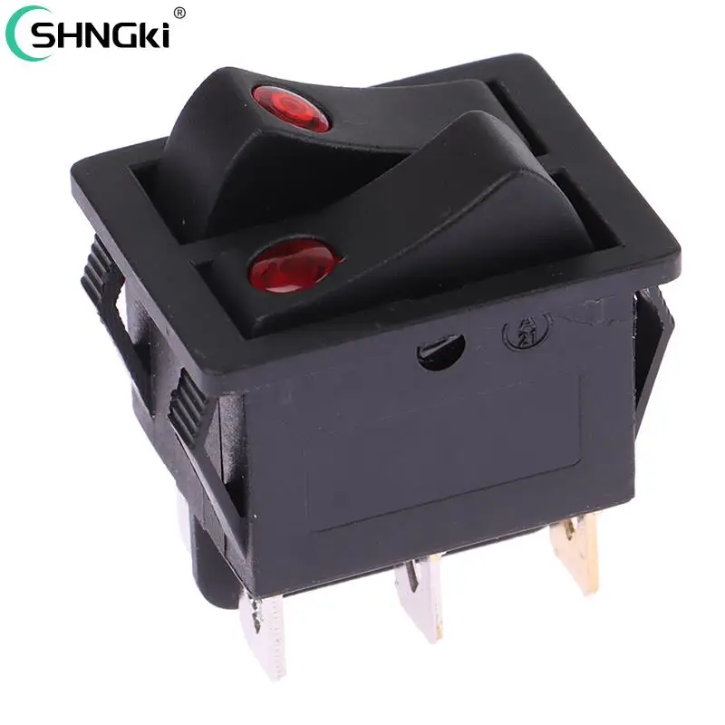 ElectricHeaterSwitch16A250VACKCD3606DoubleRockerSwitchWith