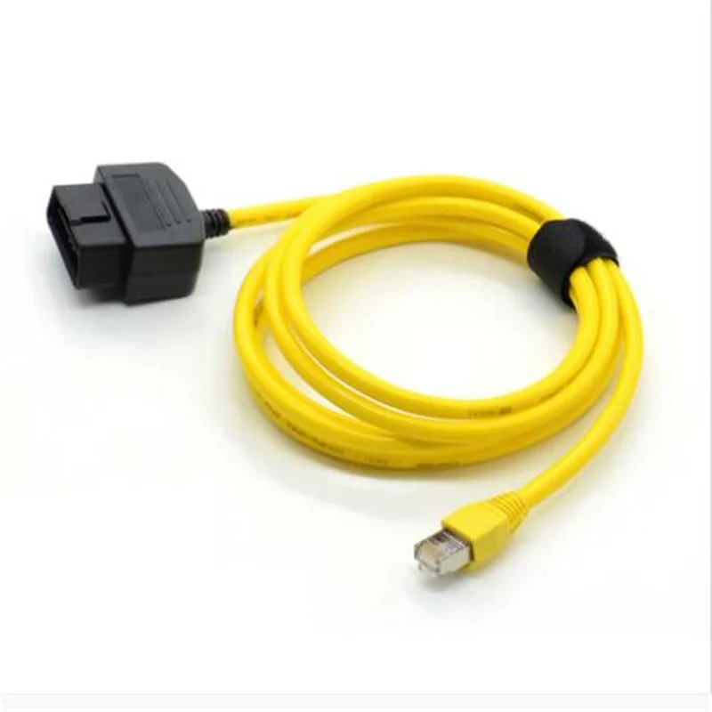 Hot Sell ESYS Data Cable for BMW ENET Ethernet to OBD Interface E-SYS ICOM F-Series Coding OBD2 Diagnostic Cable ping