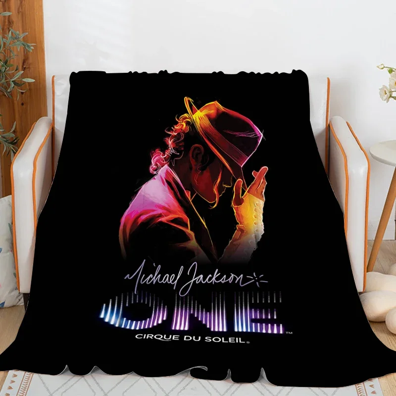 Nap Blanket Sofa M-Michael J-Jackson Knee Bed Fleece Camping Warm Winter Fluffy Soft Blankets King Size Microfiber Bedding 3