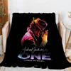 Nap Blanket Sofa M-Michael J-Jackson Knee Bed Fleece Camping Warm Winter Fluffy Soft Blankets King Size Microfiber Bedding 3