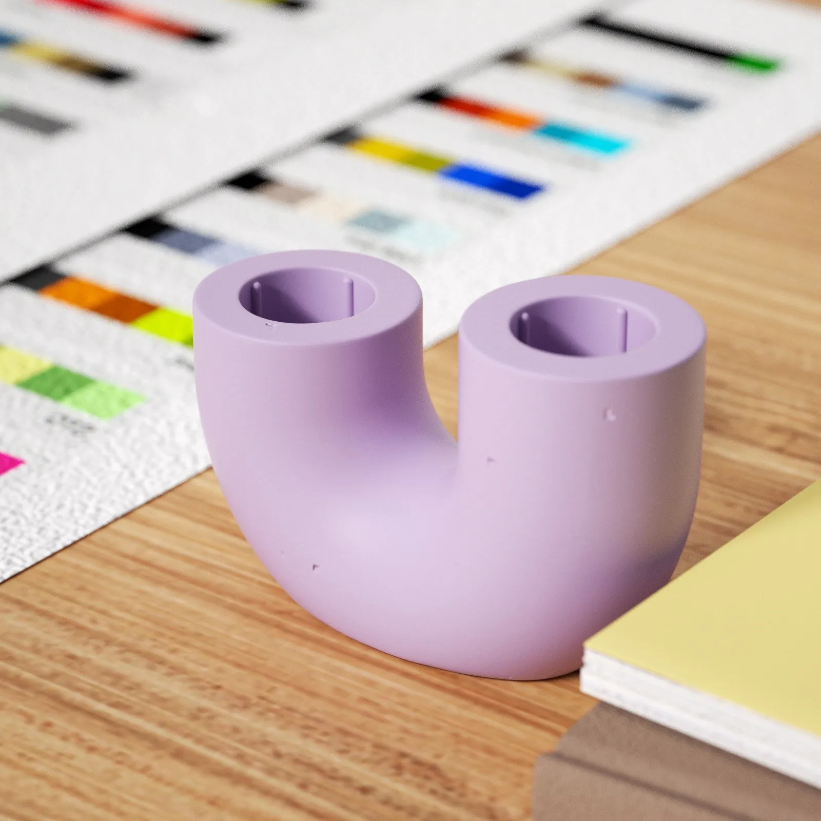 Knot Taper Candle Holder Silicone Mold for Concrete Cement Handmade Candlestick Jesmonite Mould Home Decoration