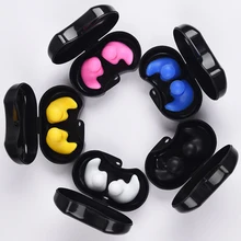 

Swim Soft Earplugs Sleeping Silicone Waterproof Earplug Dust-Proof Ear Sport Plugs Diving Water Sports Swimming Pool Accessories