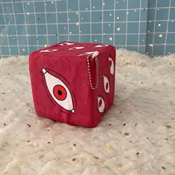 Satoru Gojo Prison Realm Plush Toy - Japanese Anime Jujutsu Kaisen Stuffed Doll Gift - 3x3inch (Red)