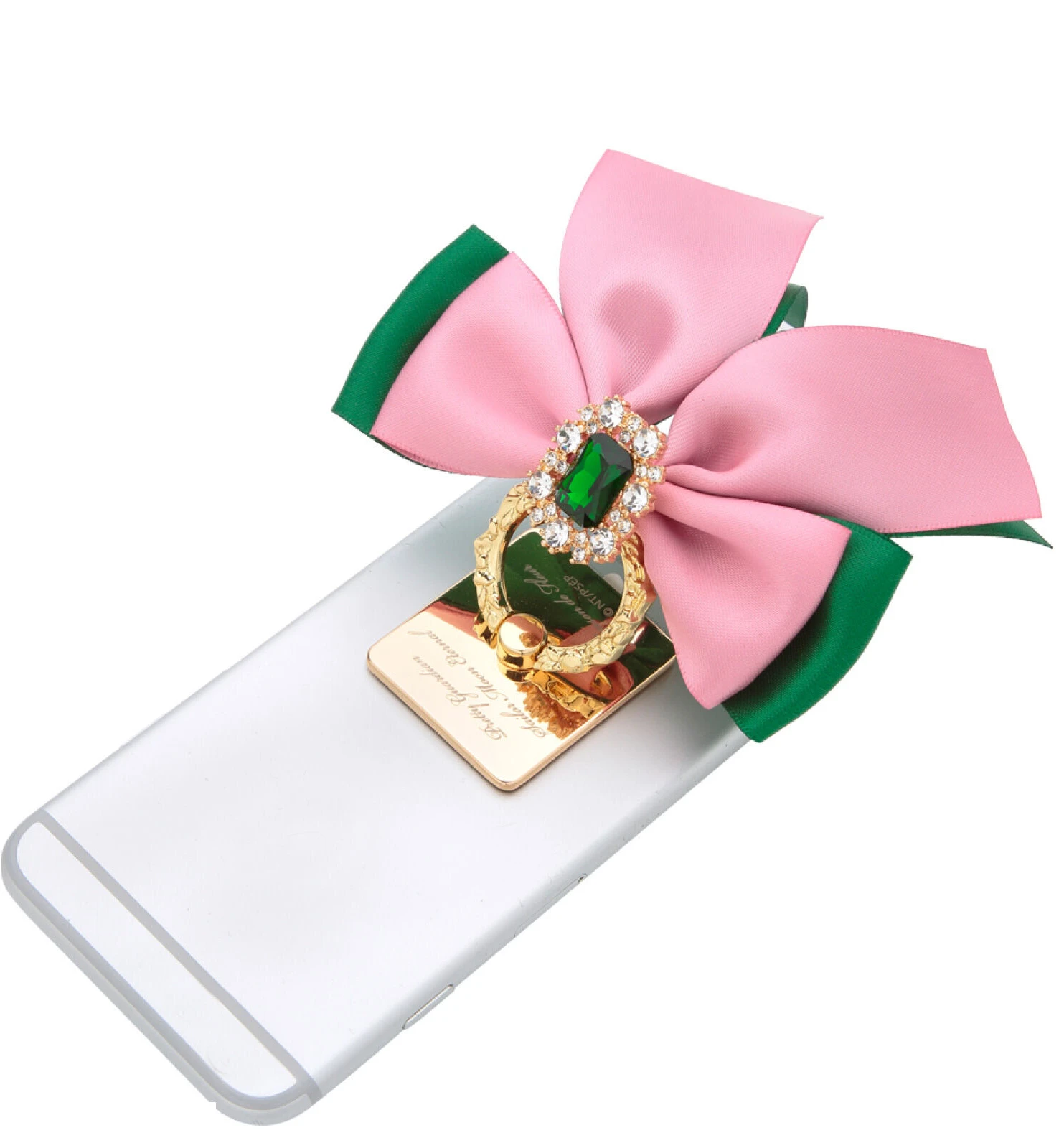 Japanese Style Sweet Cute Women's Phone Stand Ring Autumn Winter New Fashion All-Match Diamonds Mobile Phone Finger Grip Bracket