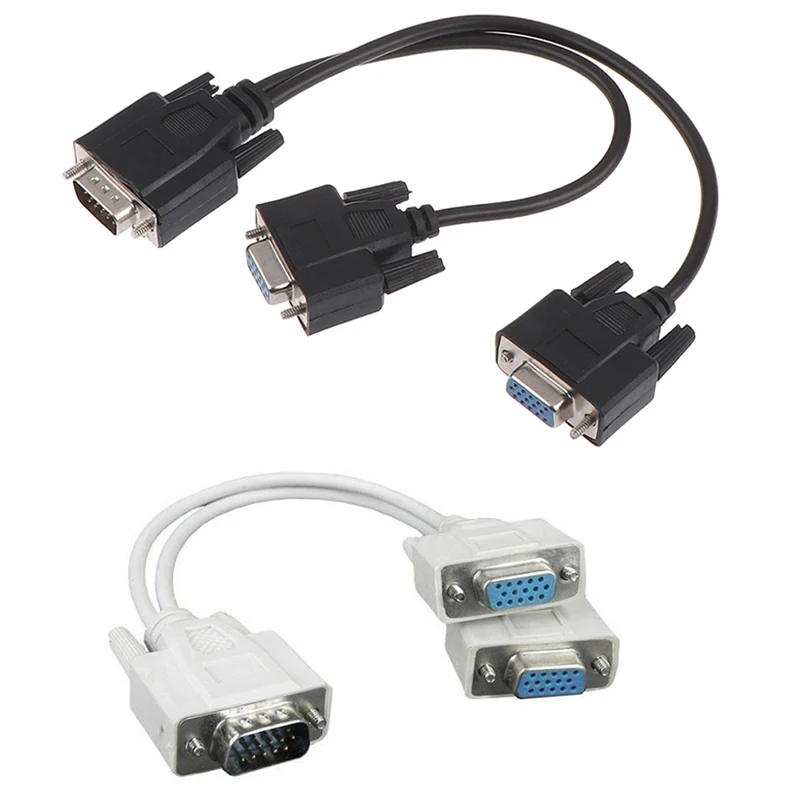 

Кабель-разветвитель для видеомонитора 15Pin VGA папа-2 vga svga мама