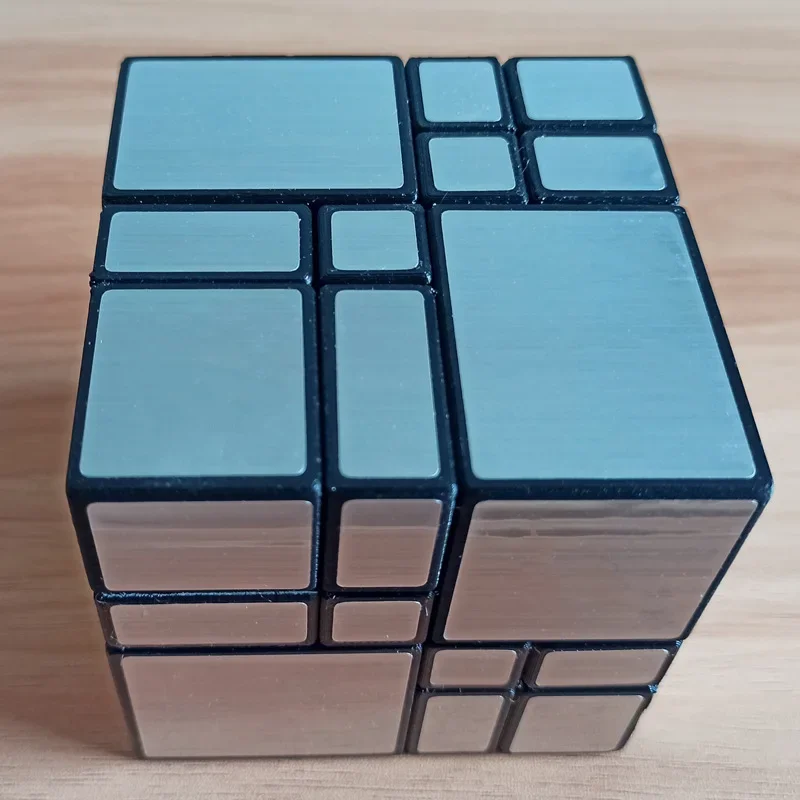 

New 3D Print AI Bandaged Mirror Magic Cube Speed Puzzle Stress Reliever Cubo Educational Children Adult Toys for Gifts