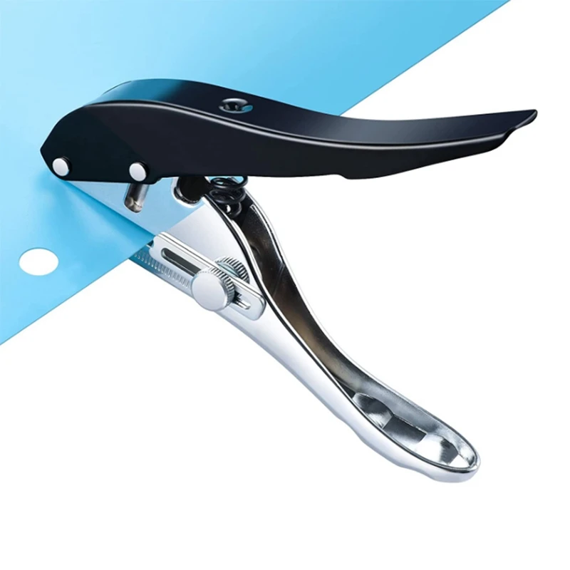 

2PCS Hand-Held Hole Puncher Edge Banding For Students Comes With Two Spare Springs