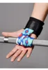 1Pair Gym Fitness Weightlifting Grip Straps Dumbbell Hand Grips Training Wrist Support Bands for barbell Pull up Palm protection 4