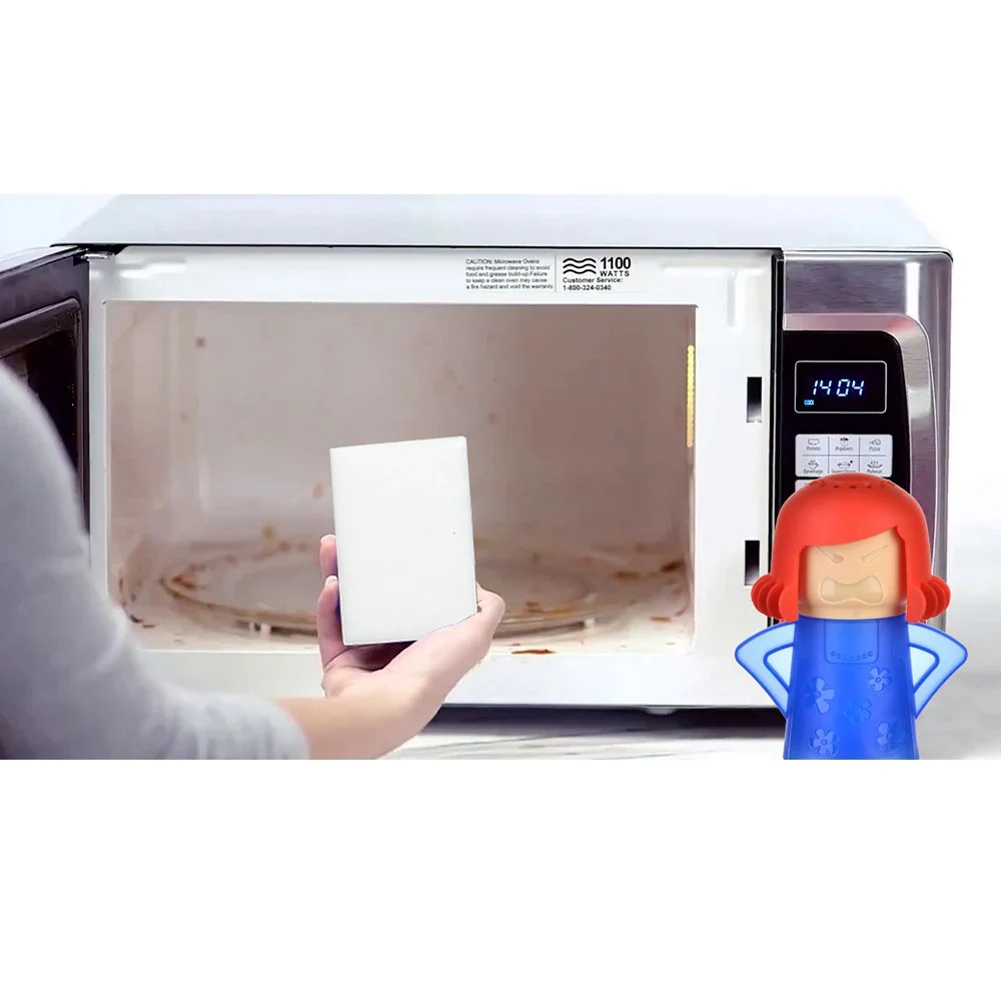 Creative Angry Mama Microwave Cleaner Easily Cleans Microwave Oven Steam  Cleaner Appliances for The Kitchen Refrigerator Tool