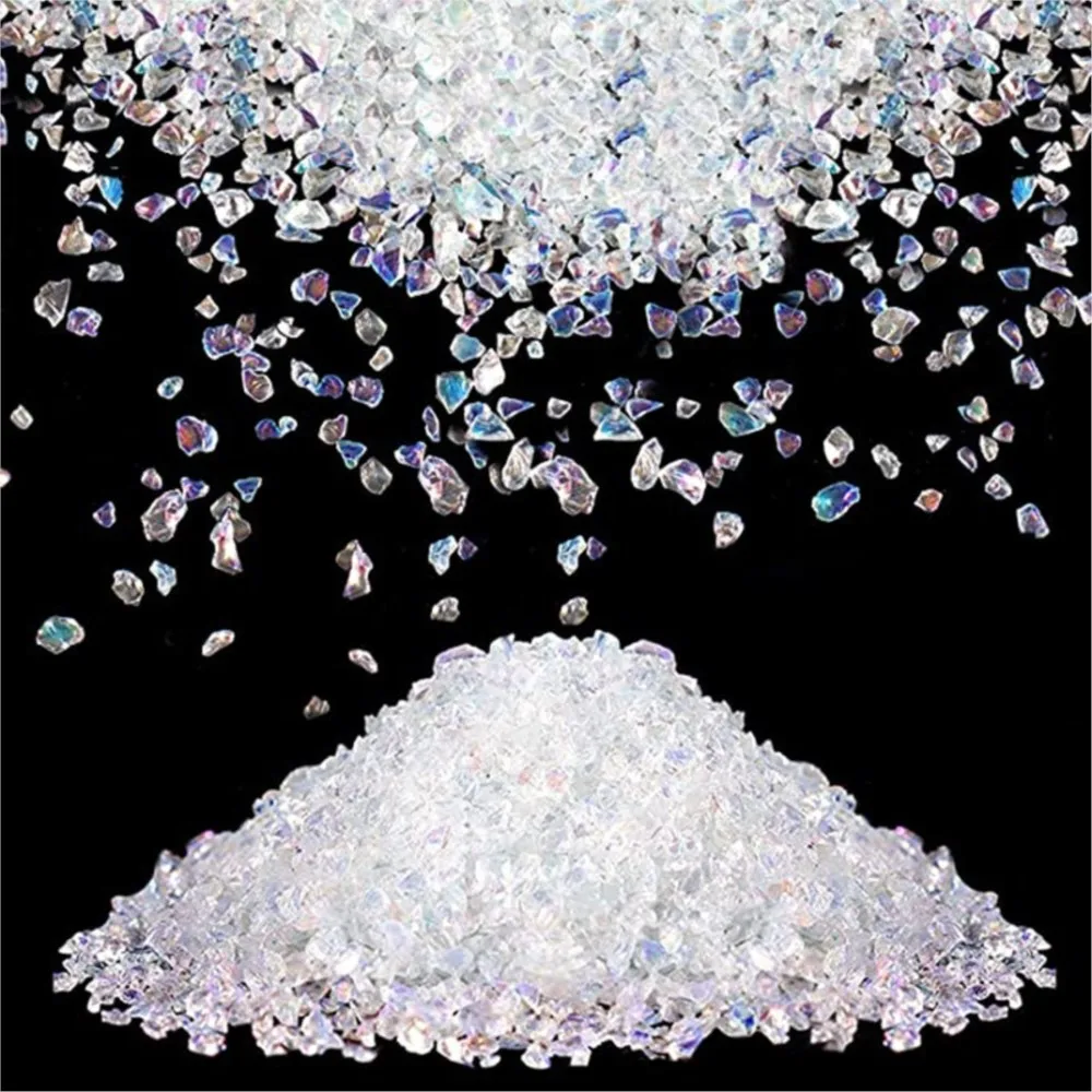 

50/40g AB Rhinestones Crystal Crushed Stone Gravel Epoxy Resin Mold Filling For DIY Jewelry Crafts Nail Art Decortion Filler