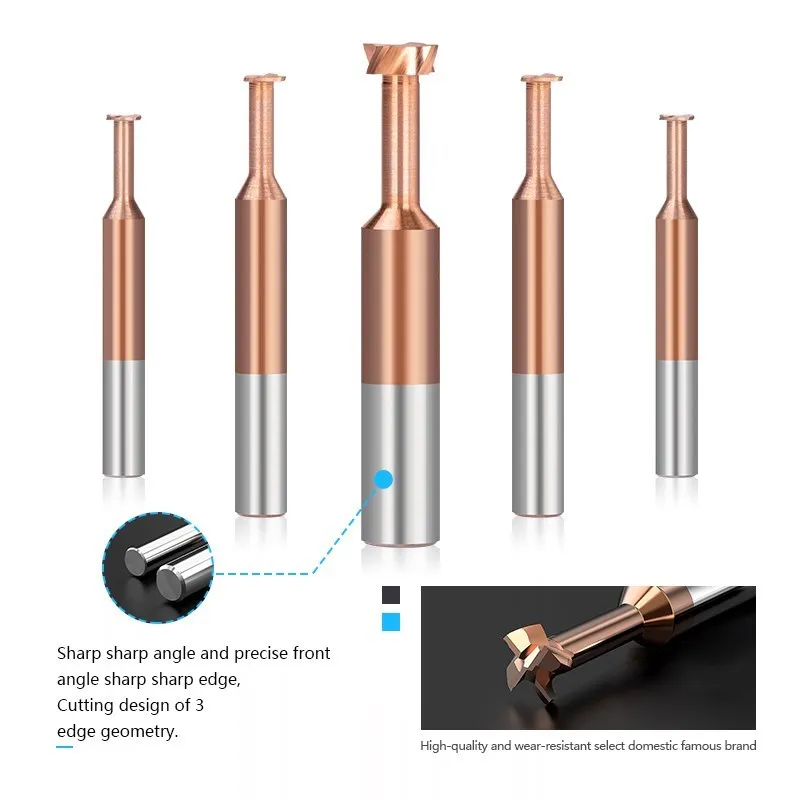 sourcing map T-sleuf schachtfrees frees 6 mm snede 1 mm diepte 6