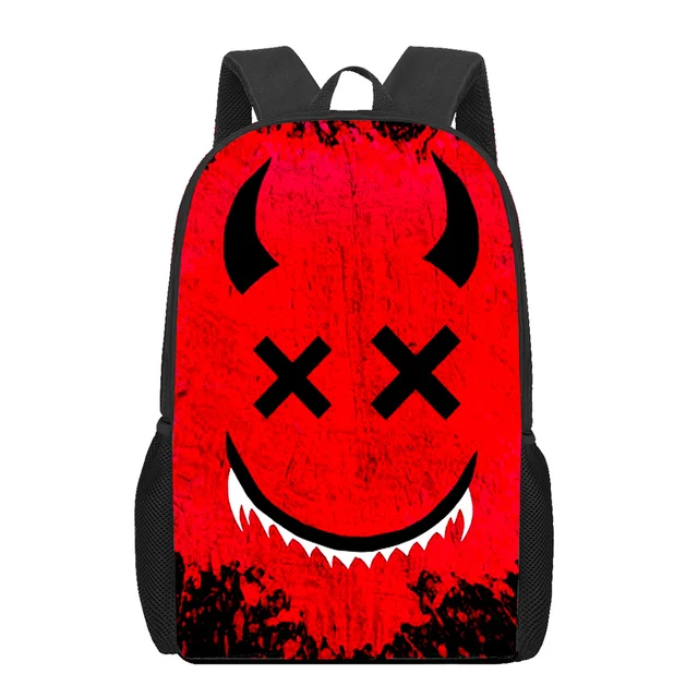 Cute Black Devil Skeleton Plush Backpack Horror Monster Gothic Bags For  Girl Boy Backpack Doll Cartoon Travel Backpack - AliExpress