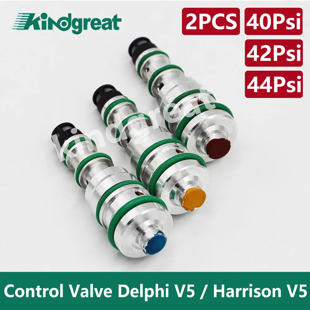 

2PCS 40/42/44Psi Electromagnetic Valve Control Valve For Buick VW Volkswagen Opel DAEWOO Peugeot V5 Compressor R12 or R134a
