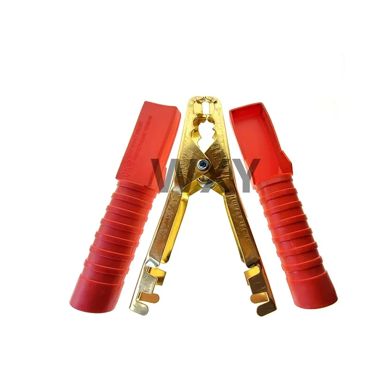 300A 138mm Insulated Heavy Duty Copper Alligator Clips Terminal Test Electrical Battery Crocodile Clamp for Jumper Cables Boost