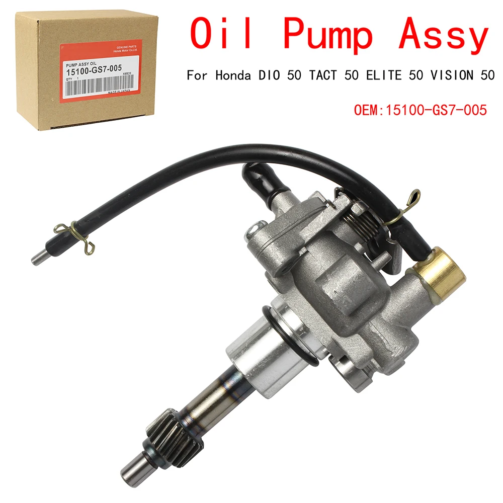 

Pompa Oli Pump Assy For Honda DIO 50 TACT 50 ELITE 50 VISION 50 15100-GS7-005