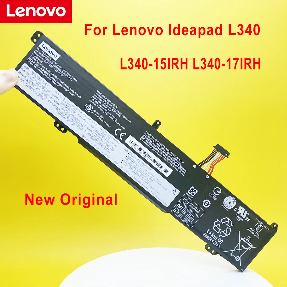 Bateria Original do Portátil para Lenovo Ideapad L340 Jogos L34015irh L340-17irh L18m3pf1 L18c3pf1 Novo
