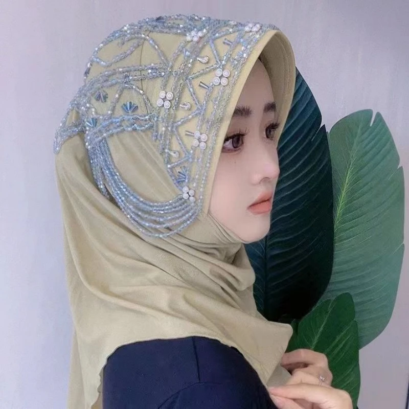 Hijab Muslim Women Shawl Headscarf Freeshipping Luxury New Chiffon Scarf  Malaysia Prayer Kufi Islam Saudi Arabia Pakistan