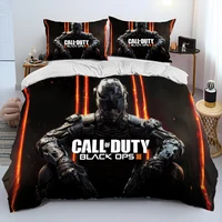 COD Game, Call of Duty ,Gamer Comforter Bedding Set,Duvet Cover Bed Set Quilt Cover Pillowcase,king Queen Size Bedding Set Kids 1