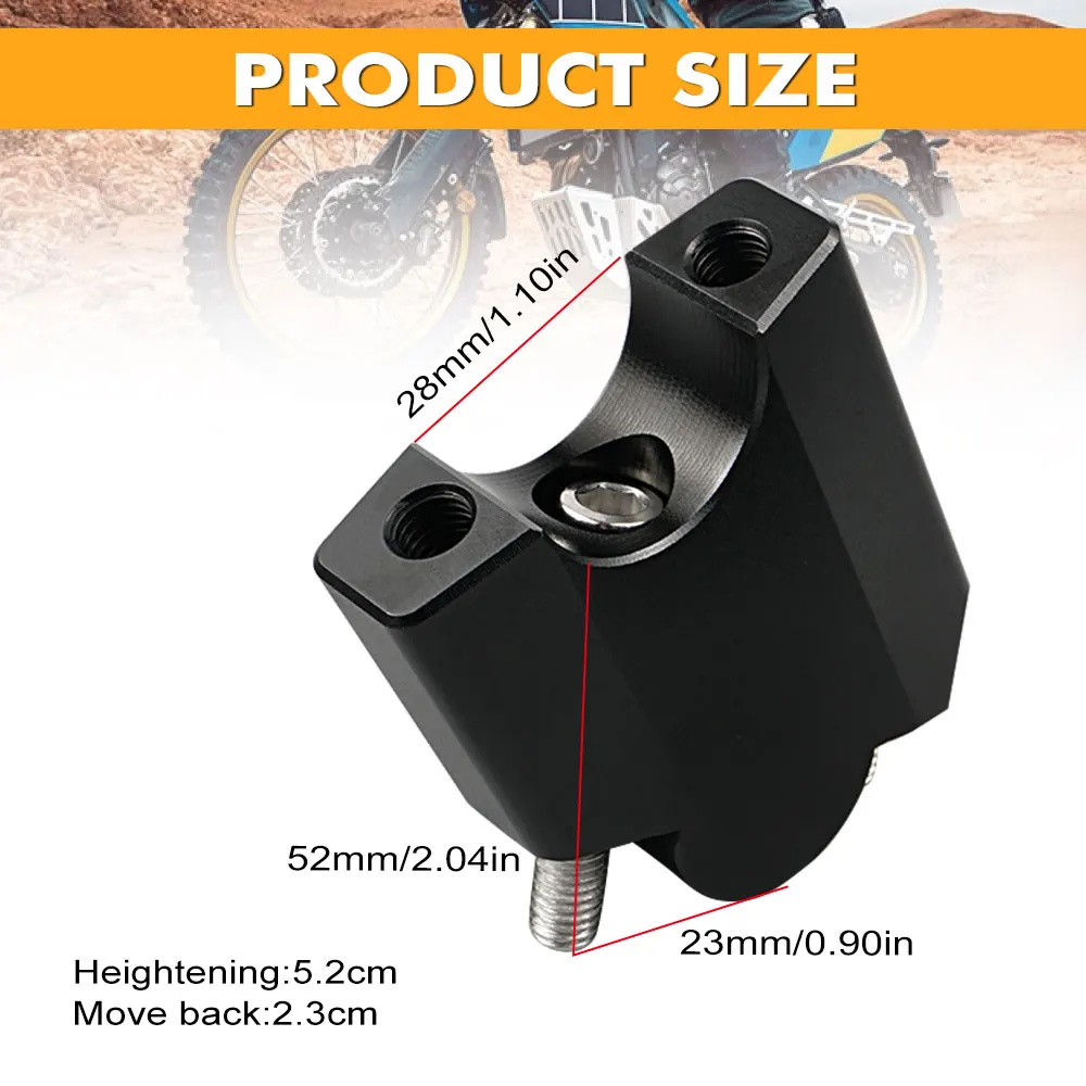  ڵ ڵ  Ʈ Ŭ, ߸ ׳׷ 700 Tenere700 XT700Z XT 700Z 2019-2020, 28mm