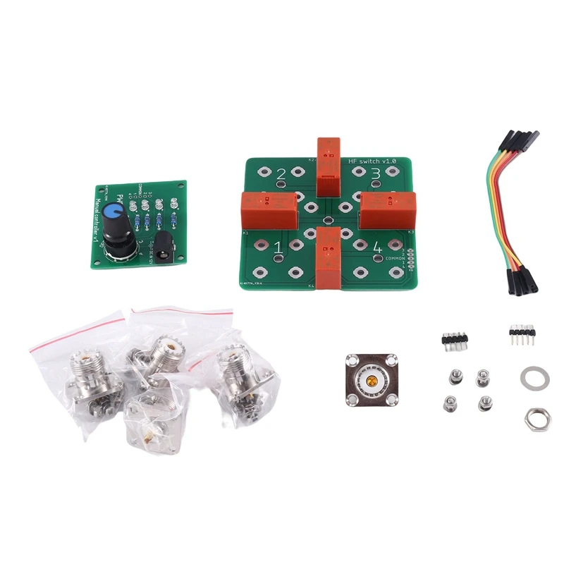 

4:1 High Quality Coax Remote Antenna Switch PC+Metal Remote Antenna Switch SO-239