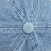 Distressed Ripped Denim Baseball Cap for Men Women's Caps Cotton Jeans Blue Summer Hats for Women 6