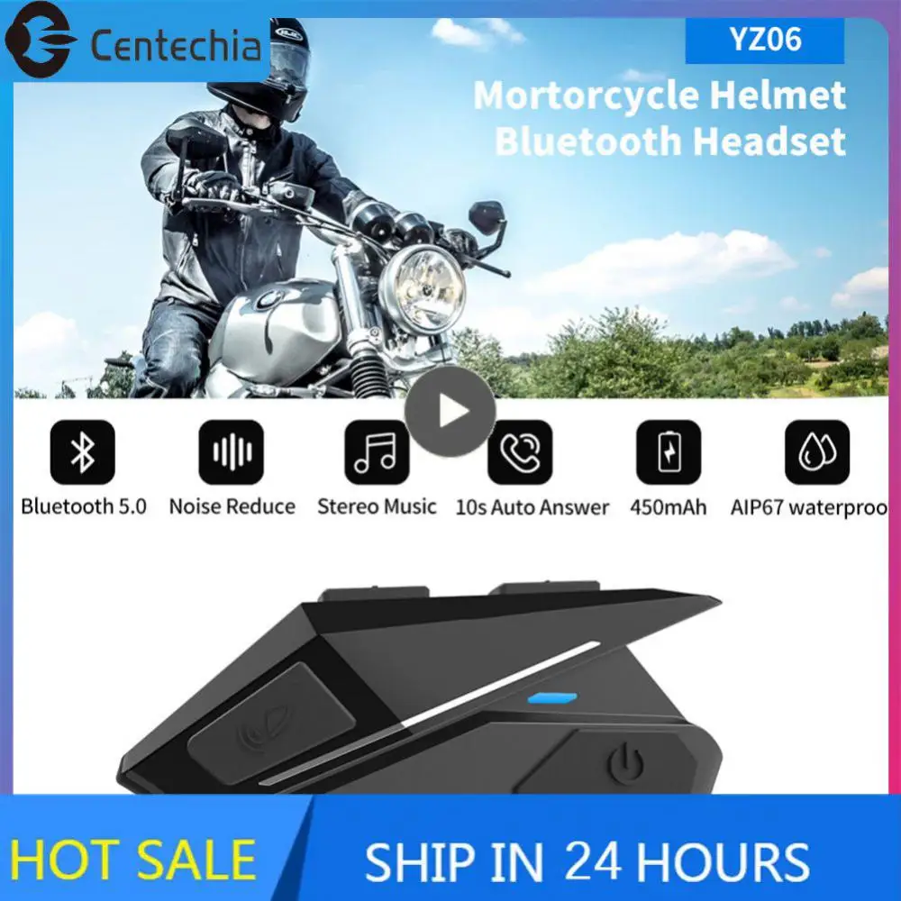 

YZ06 Motorcycle Helmet Headphone Intercom Headset Video Motor WiFI Head-Mounted Earphone With Mic Motorcycle Parts