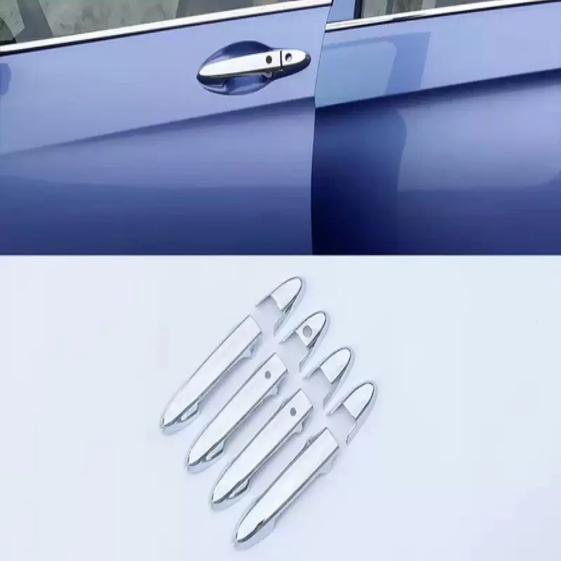 

Умное отверстие для ключей для Honda Gienia 2016, 1 комплект, наружные дверные ручки из АБС-пластика серебристого хром, крышка рамы, отделка, стикер, ручка двери