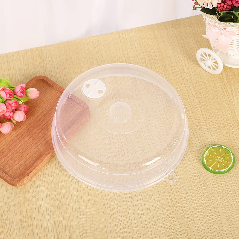 Microwave food cover Microwave dust cover Large Microwave Splatter Cover Lid Steam Vent Fresh Keeping Kitchen Stackable Sealing Disk Cover Universal Plate Bowl