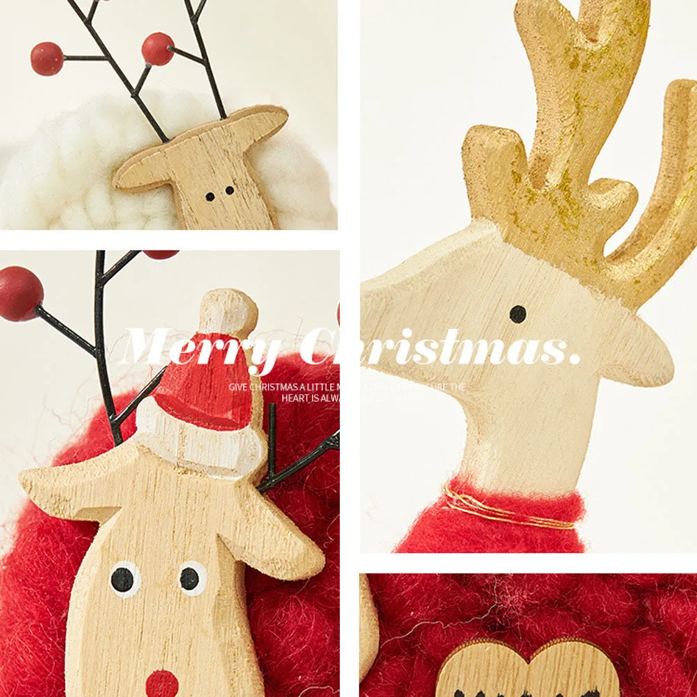Cute Sheep Felt Ornament Christmas Desktop Ornament Christmas Tree Pendant Personalized Table Handiworks For Home Decoration