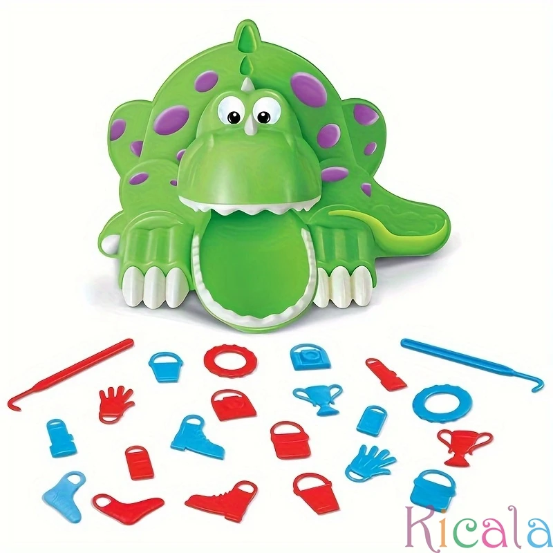 Family Party Board Games Toys Dinosaur Dinner Parent-child Interactive Puzzle Table Games Toys Funny Gathering Prop Gift for Kid 3