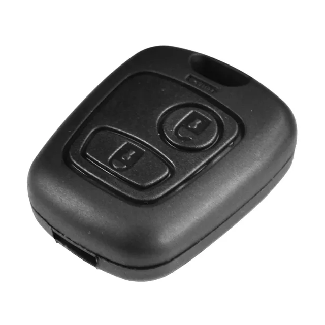Coque Clé 2 Boutons Pour Peugeot 107 207 306 307 406 407 Citroen C1 C2 C3 C5 C6