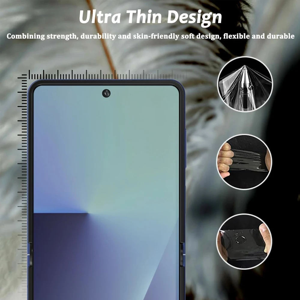 Glossy Hydrogel Screen Protector - Front Cover TPU Protective Film