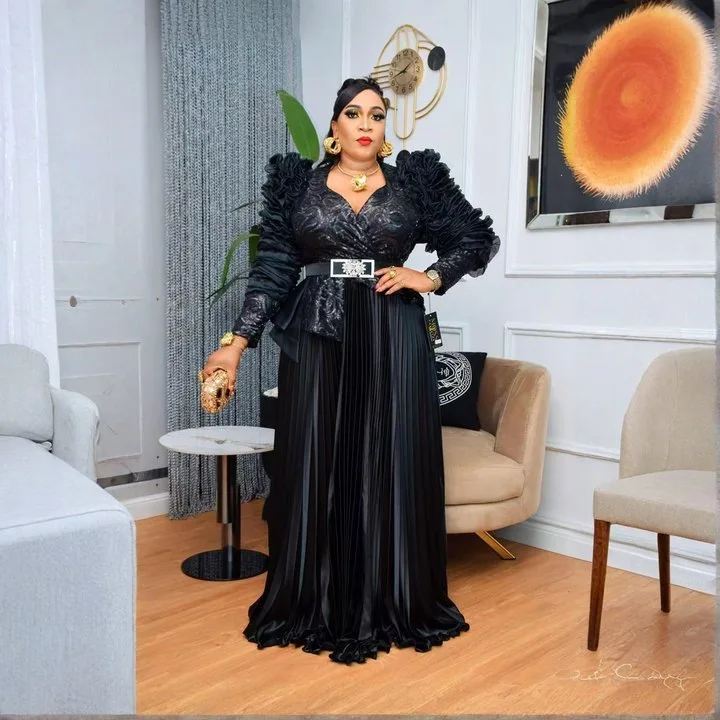 African Wedding Dresses for Woman 2025 Plus Size Luxury Dashiki - Main Image