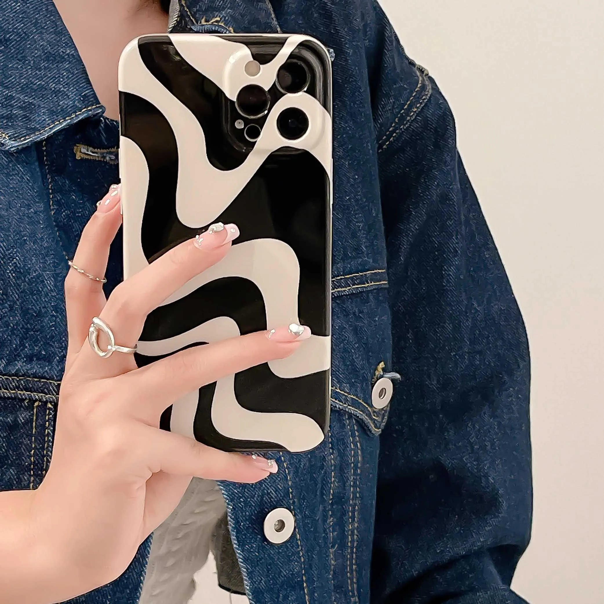 Luxury Zebra Pattern Soft iPhone Case