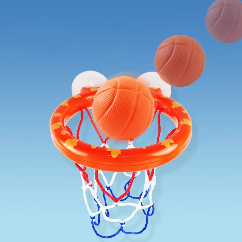 Kid Bath Basketball Hoop Bathtub Water Play Toys Baby Bath Toy Toddler Bathroom Suction Cup Shooting Basket for Gift 5