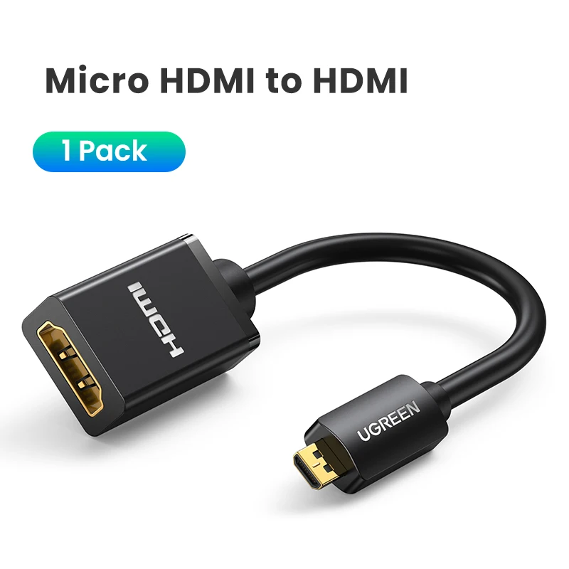 Adaptateur Micro HDMI Vers HDMI 4K@60Hz – Compatible Raspberry Pi 5/4, Caméras, HDR, 3D – Boîtier Aluminium