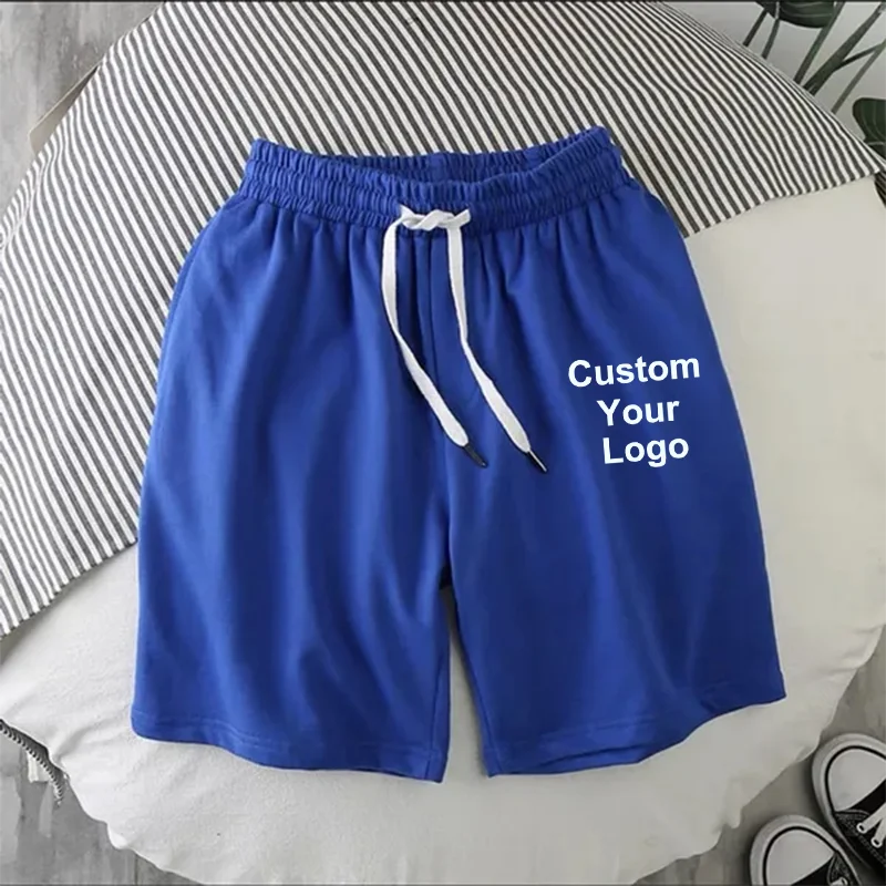New Men's Custom Your Logo Quick-drying Short Pants Summer Sports Jogging Loose Fitness Shorts Mesh Breathable Beach Shorts 3