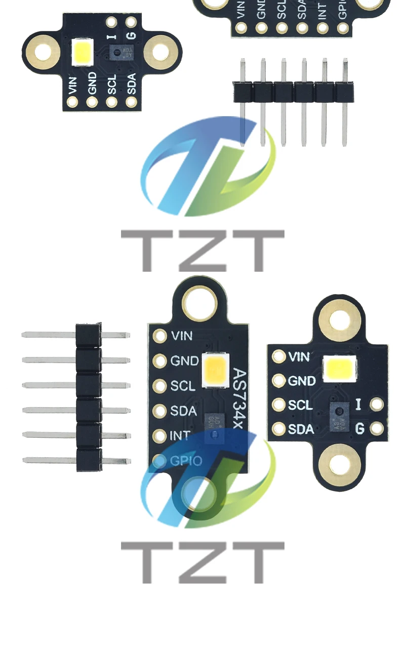 AS7341 AS734x Sichtbare Spektralsensoren Modul Farbtemperatur Beleuchtungsstärke Hohe Genauigkeit Farberkennung für Arduino – Detail 4