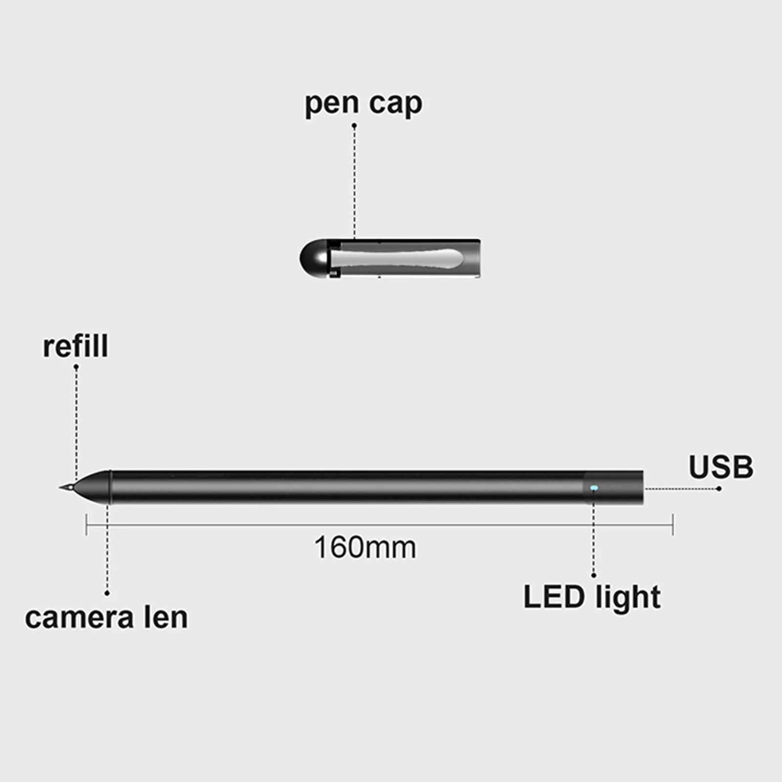 노트북 디지털 펜 스마트 펜 쓰기 세트에는 Smartpen Smart A5 PU 가죽 노트북 및 재사용 가능한 쓰기 태블릿 및 B5 용지가 포함되어 있습니다.
