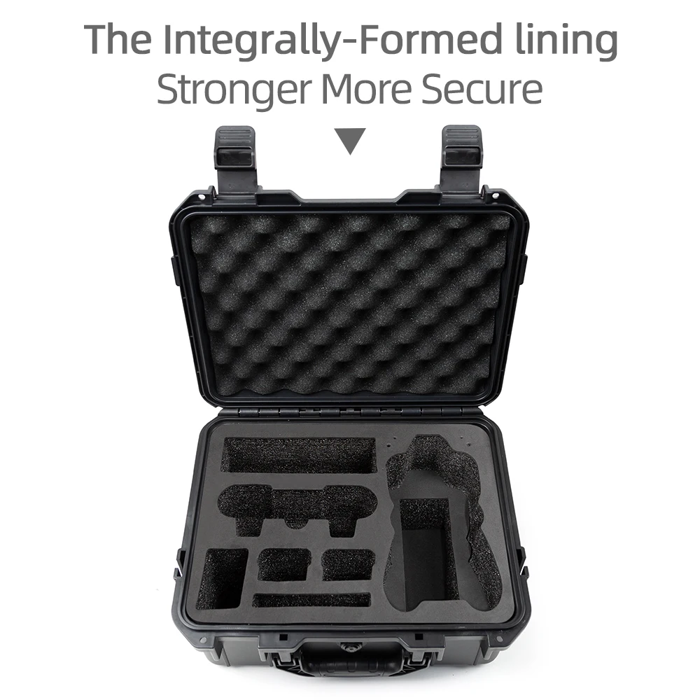 Large Black Explosion-proof Box for DJI Air 3 RC 2/RC N2 Storage Bag Anticollision Travel Portable Drone Accessories for DJI Air